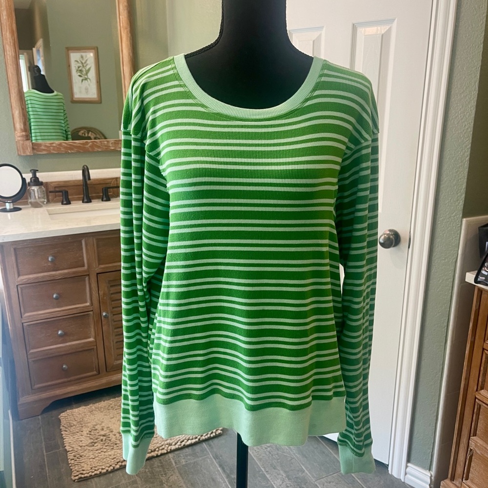 Maeve long sleeved knit top